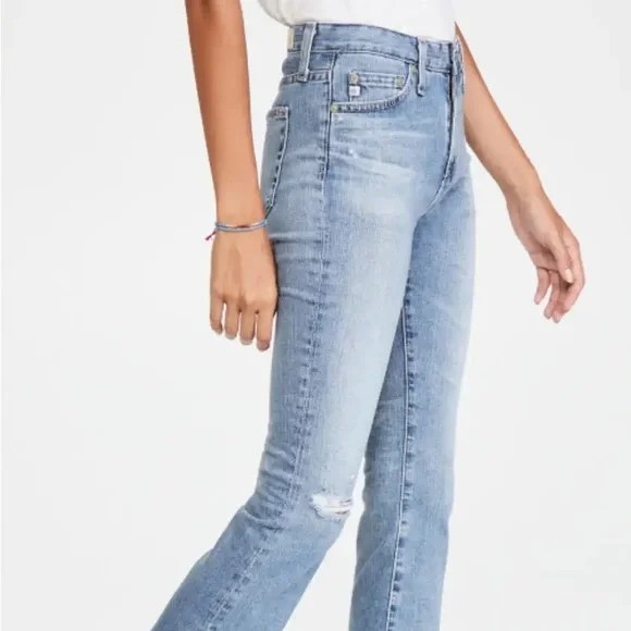 AG Jodi Crop Jeans Adriano Goldschmied high rise slim flare crop - Picture 6 of 10